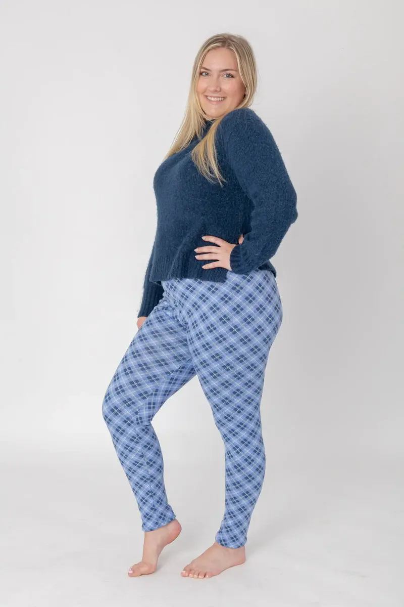 Just Cozy Blue Checker - Cozy Lined - XS-S. 2 Just Cozy Blue Checker - Cozy Lined - XS-S. 2