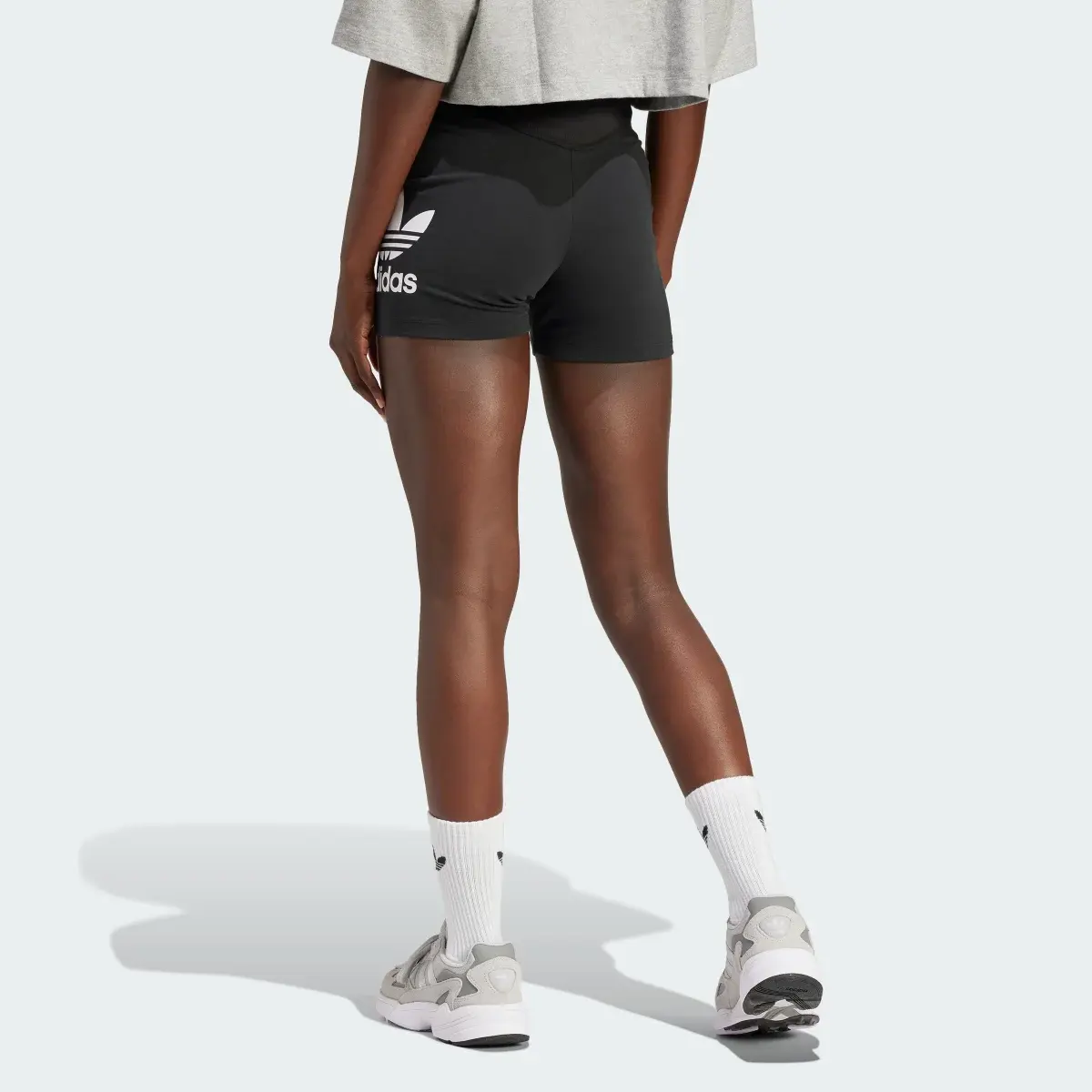 Adidas Adicolor Trefoil Short Leggings. 2