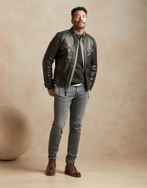 Tapered LUXE Traveler Jean gray