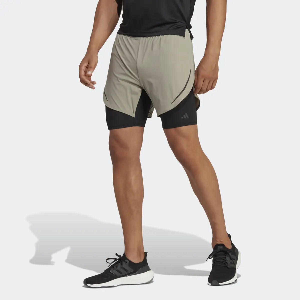 Adidas HEAT.RDY HIIT 2-in-1 Training Shorts. 1