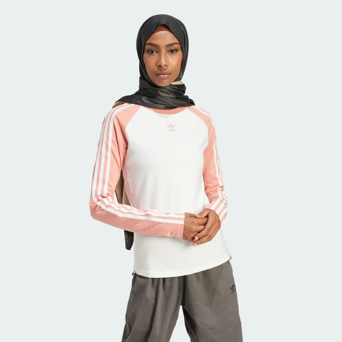 Adidas Slim Fit Long Sleeve Long-Sleeve Top. 2