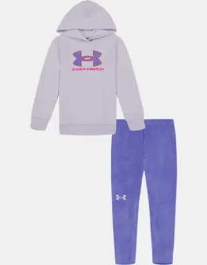 Infant Girls' UA Fleece Tunic Logo Hoodie Leggings Set