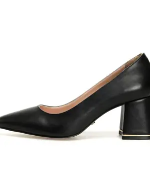 TEYU 3PR Siyah Kadın Topuklu Ayakkabı