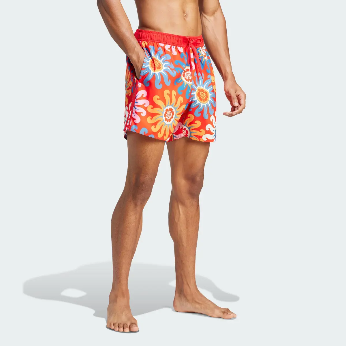 Adidas x FARM Rio Short-Length Swim Shorts (Gender Neutral). 3