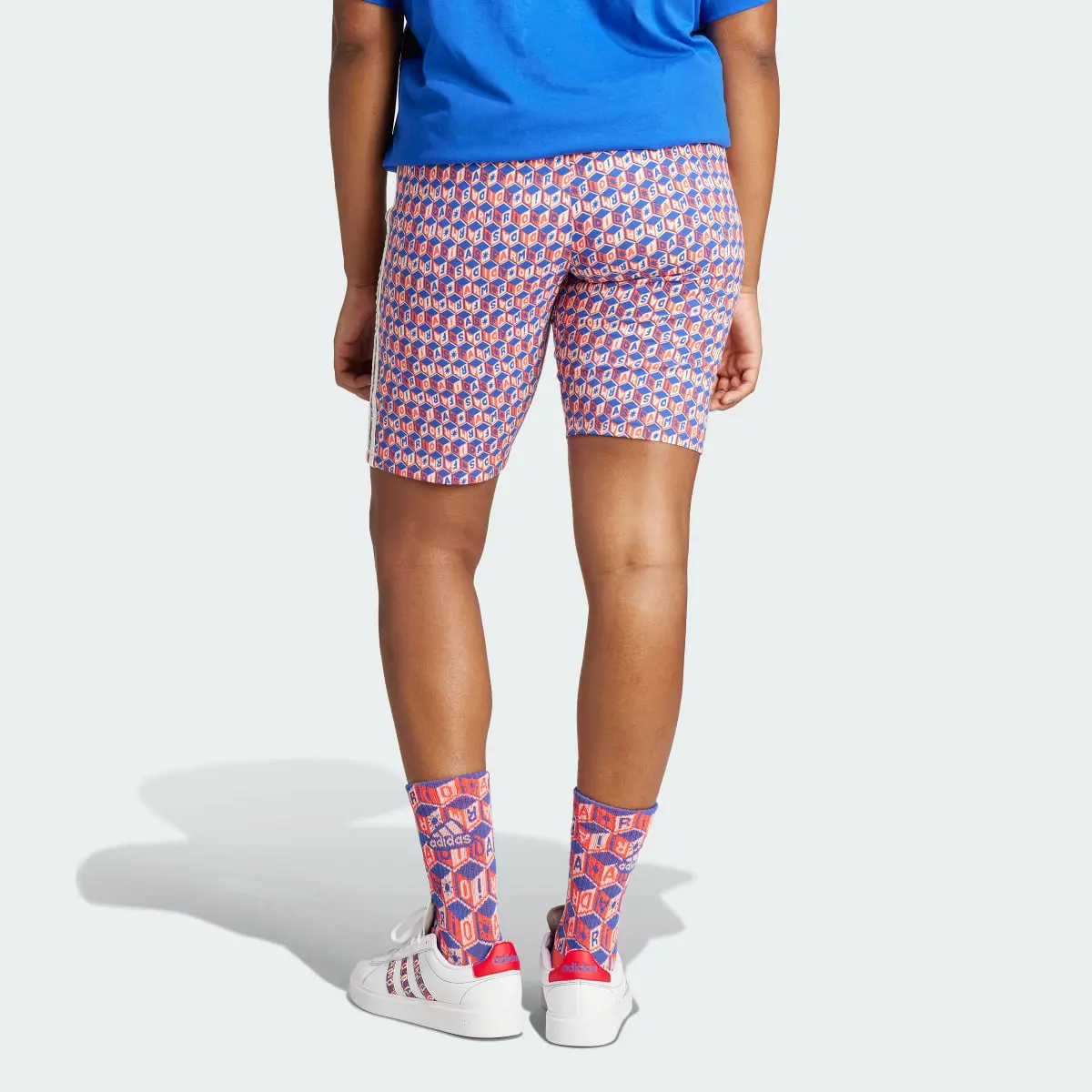 Adidas x FARM Rio Bike Shorts (Plus Size). 2