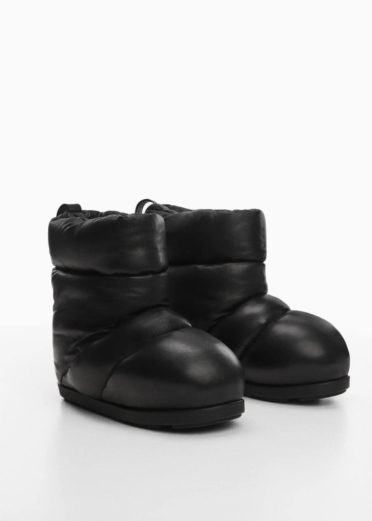 Mango Padded leather boots. 3