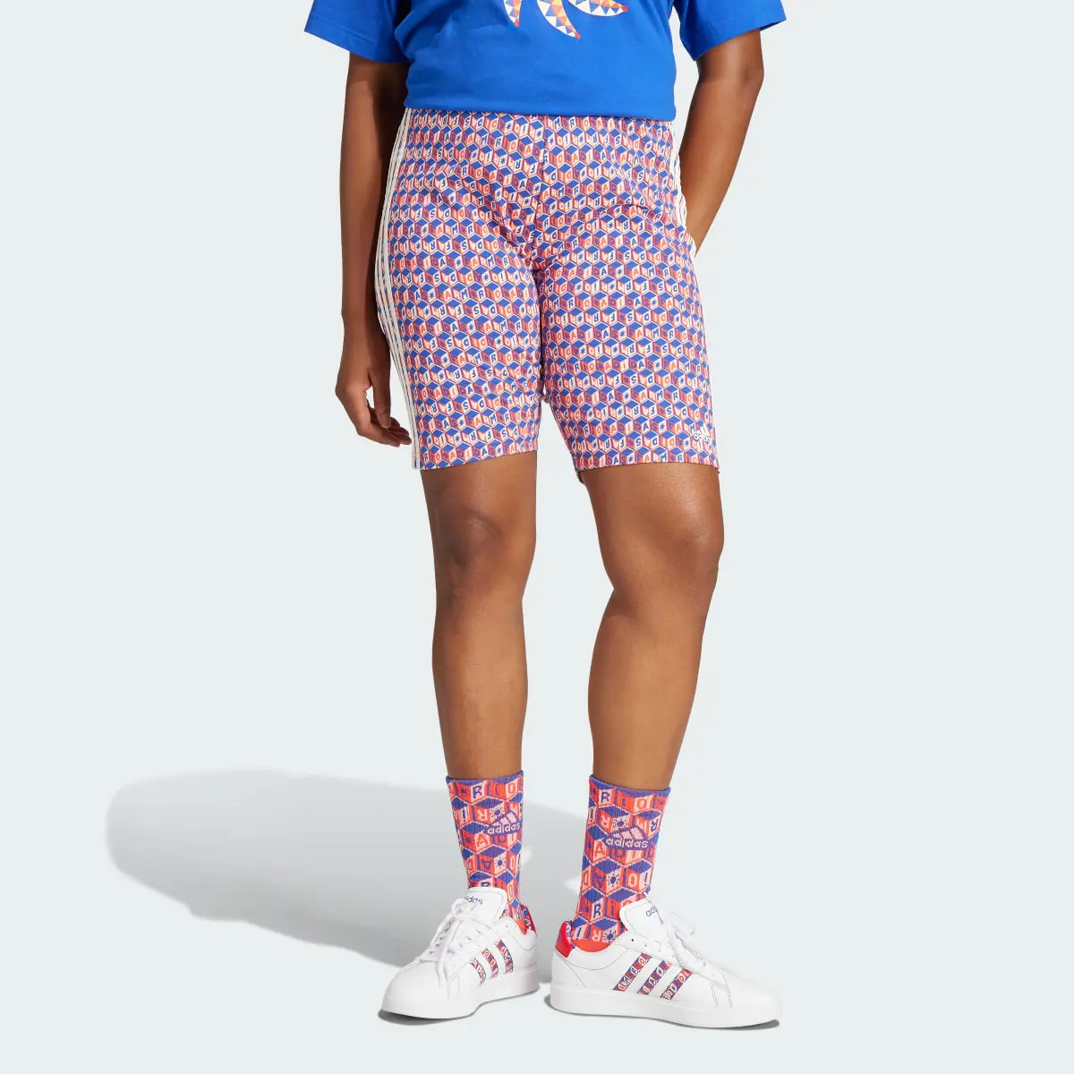 Adidas x FARM Rio Bike Shorts (Plus Size). 1