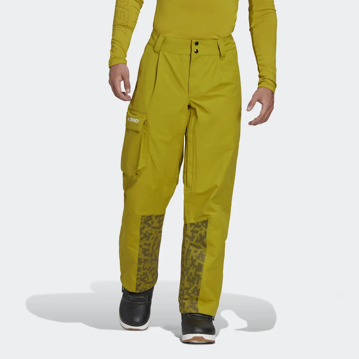 Adidas Pantalon de ski triple épaisseur en nylon recyclé Terrex. 1