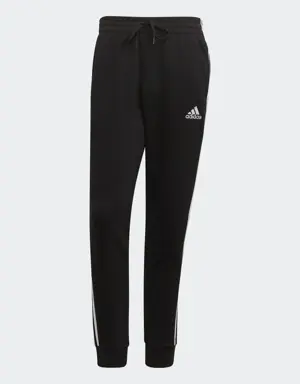 Adidas Pantaloni Essentials Fleece Tapered Cuff 3-Stripes