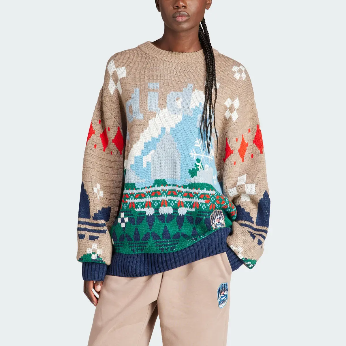 Adidas Holiday Sweatshirt (Gender Neutral). 1