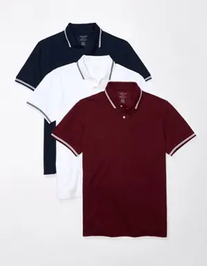 Super Soft Legend Pique Polo Shirt 3-Pack