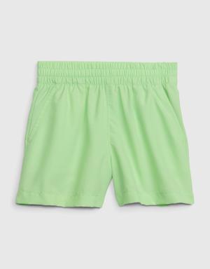 Gap Fit Toddler Fit Tech Pull-On Shorts green