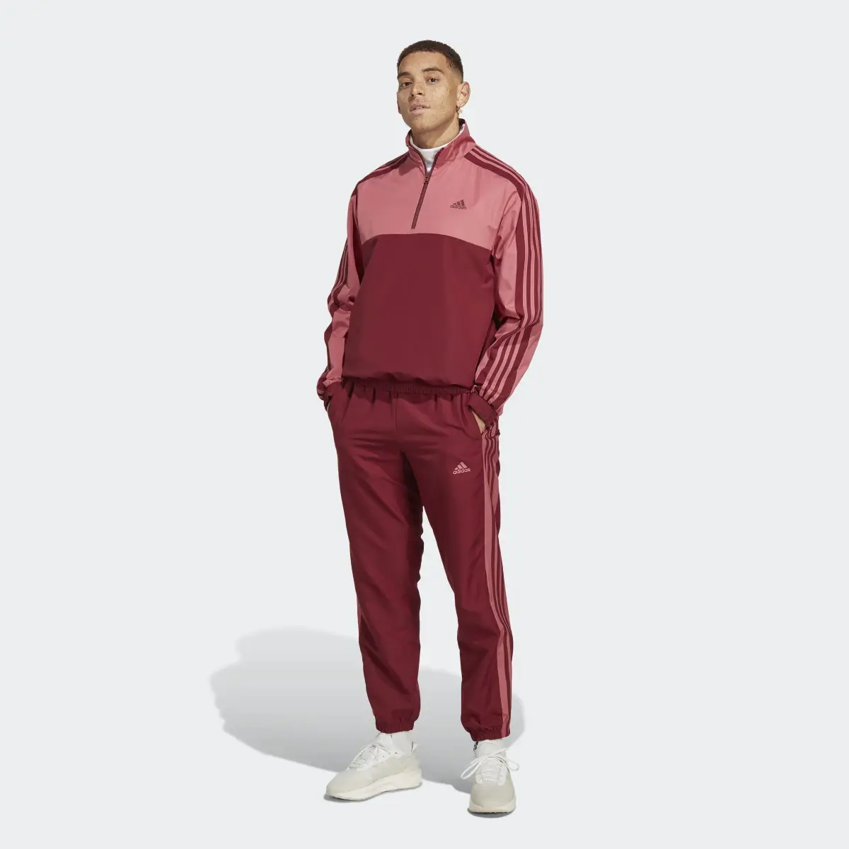 Adidas 1/4 Zip Woven Tracksuit. 2