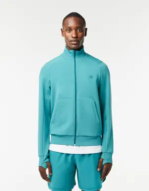Lacoste Men’s High Neck Cotton Blend Zip Jogger Sweatshirt