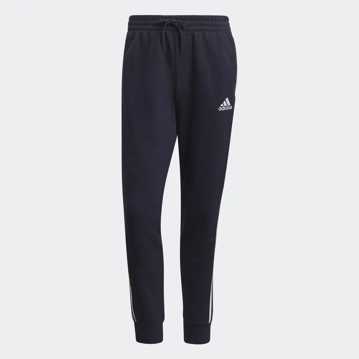 Adidas Pantalon Essentials French Terry Tapered Cuff 3-Stripes. 1