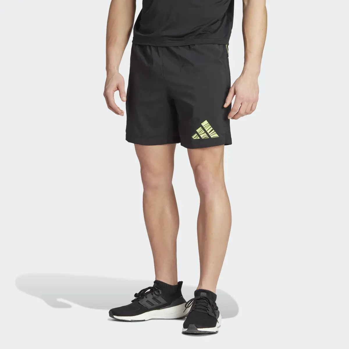 Adidas HIIT Training Shorts. 1