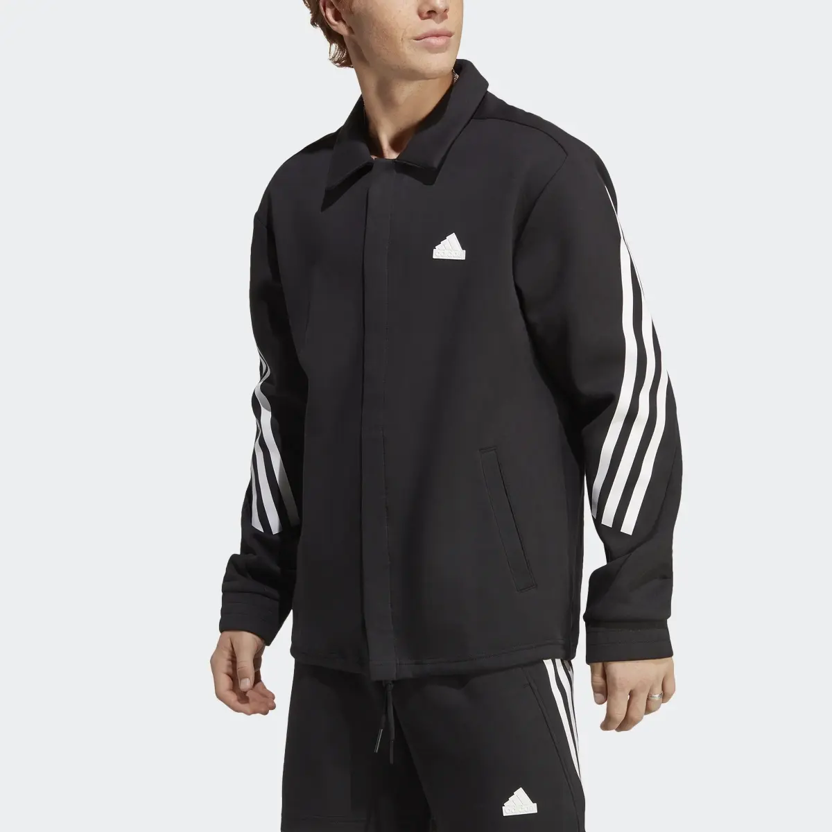 Adidas Future Icons 3-Stripes Coaches Jacket. 1