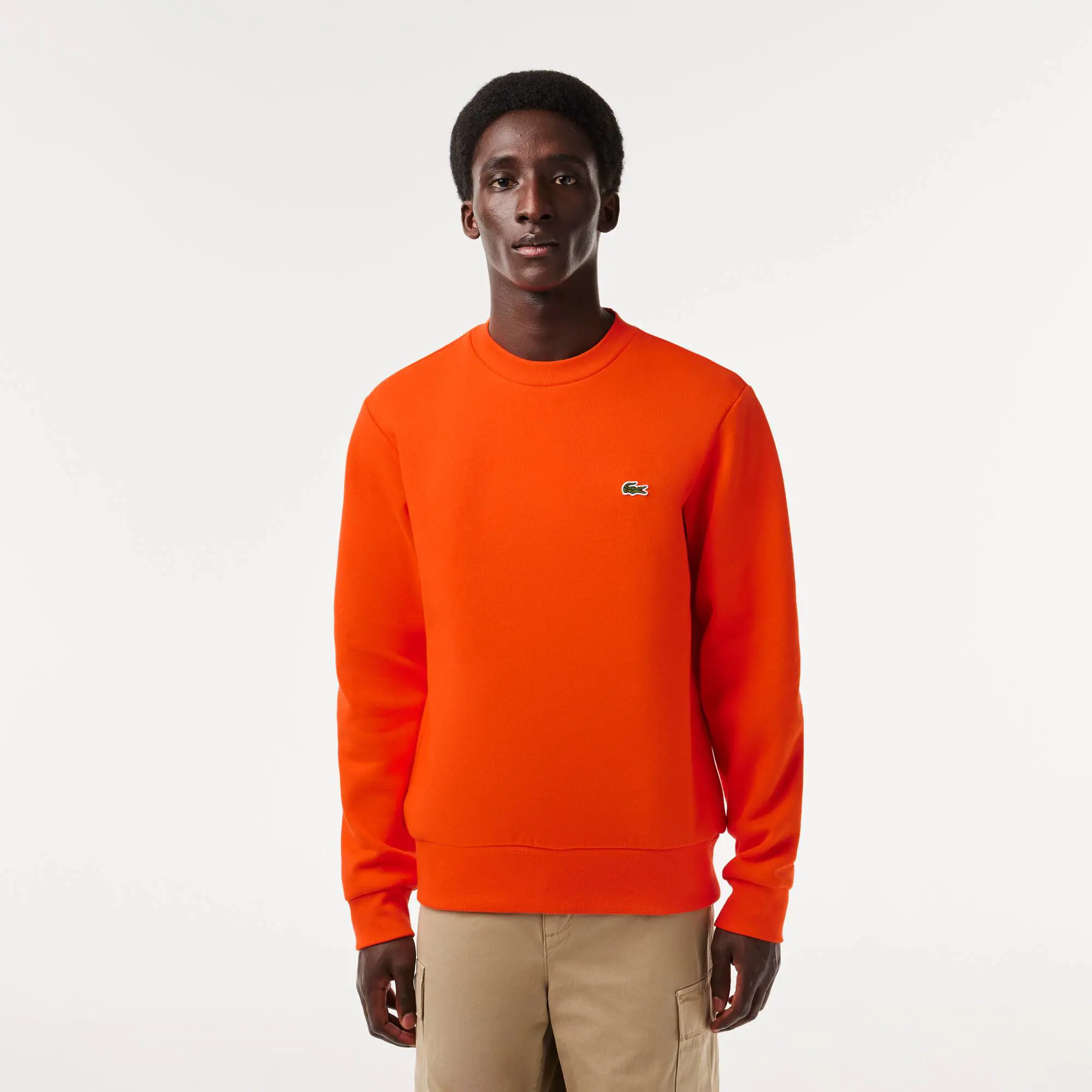 Lacoste Sweatshirt Jogger homme Lacoste en molleton gratté de coton biologique. 1