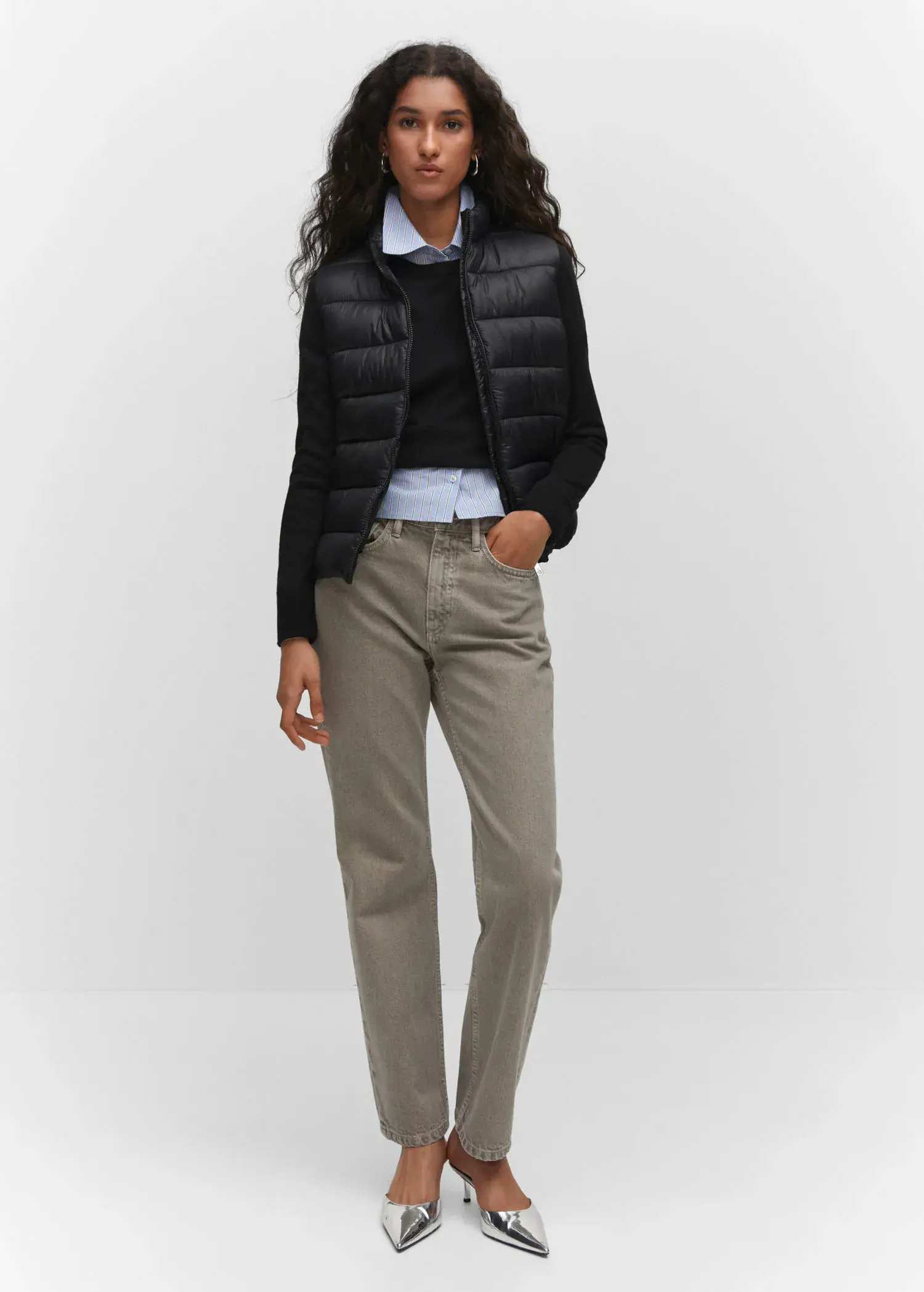 Mango Ultra-light quilted vest. 1