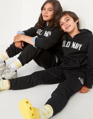 Old Navy Gender-Neutral Logo-Graphic Sweatpants For Kids black