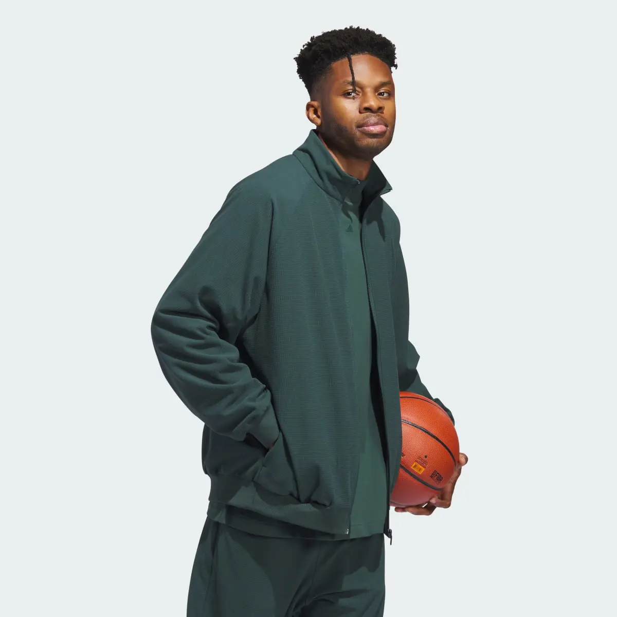 Adidas Veste de survêtement brossé Basketball. 3
