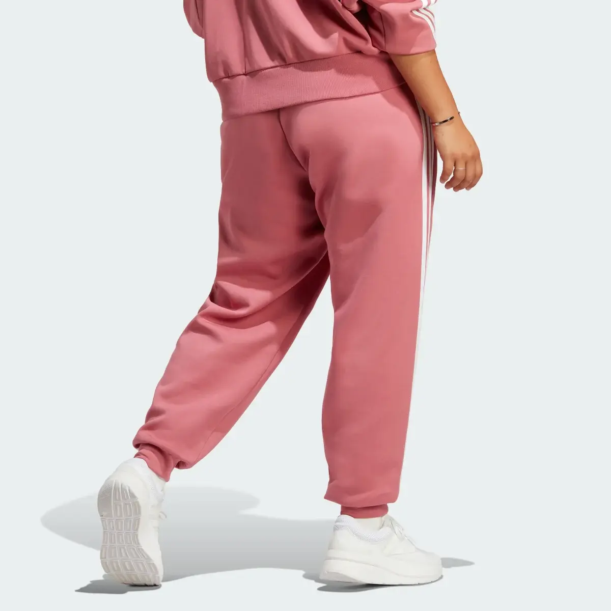 Adidas Future Icons 3-Stripes Regular Tracksuit Bottoms (Plus Size). 2