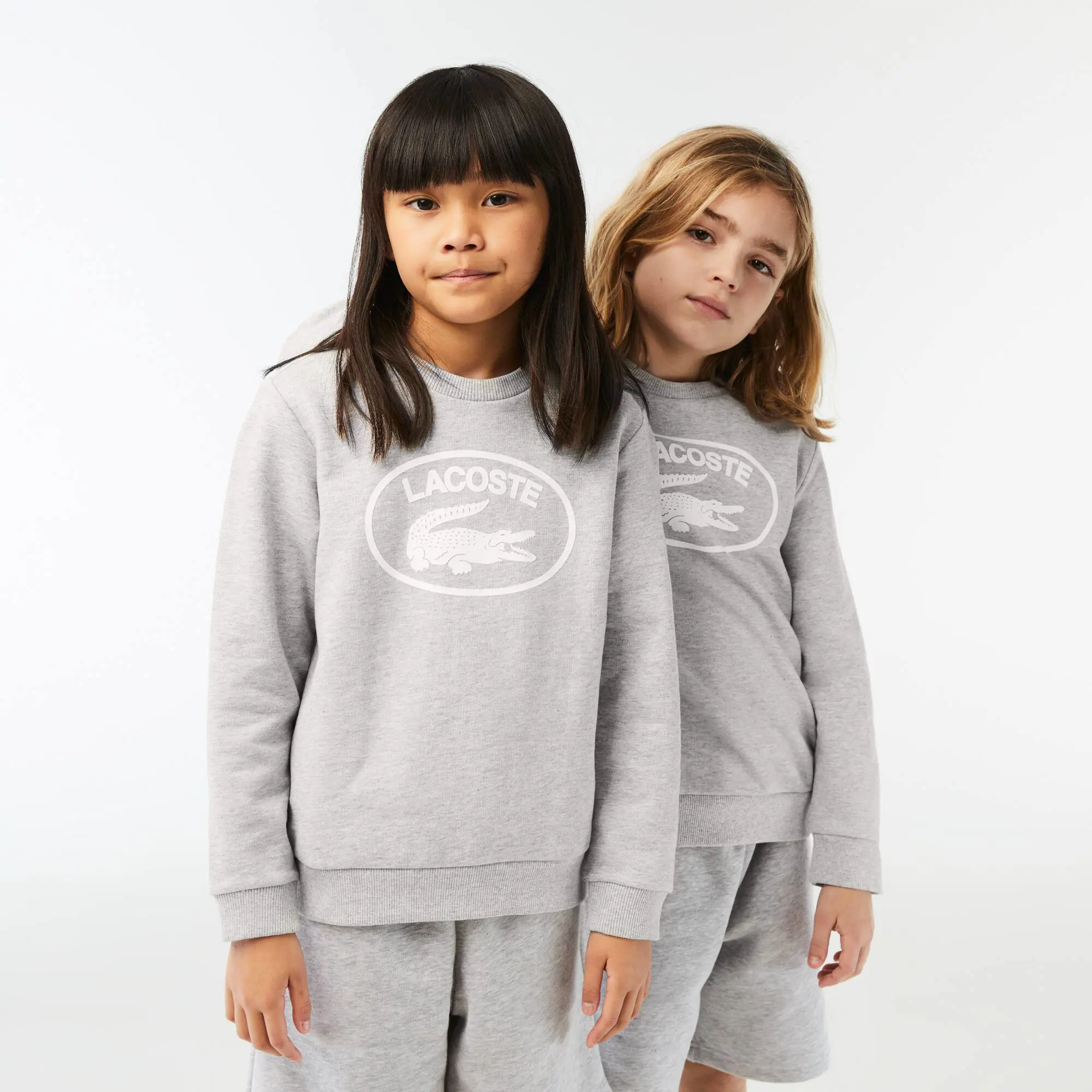 Lacoste Sweatshirt color block com marca em contraste Lacoste para criança. 1