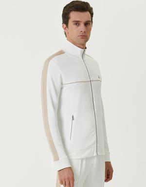 Beymen Beyaz Kolu Şerit Detaylı Sweatshirt. 3 Beymen Beyaz Kolu Şerit Detaylı Sweatshirt. 3