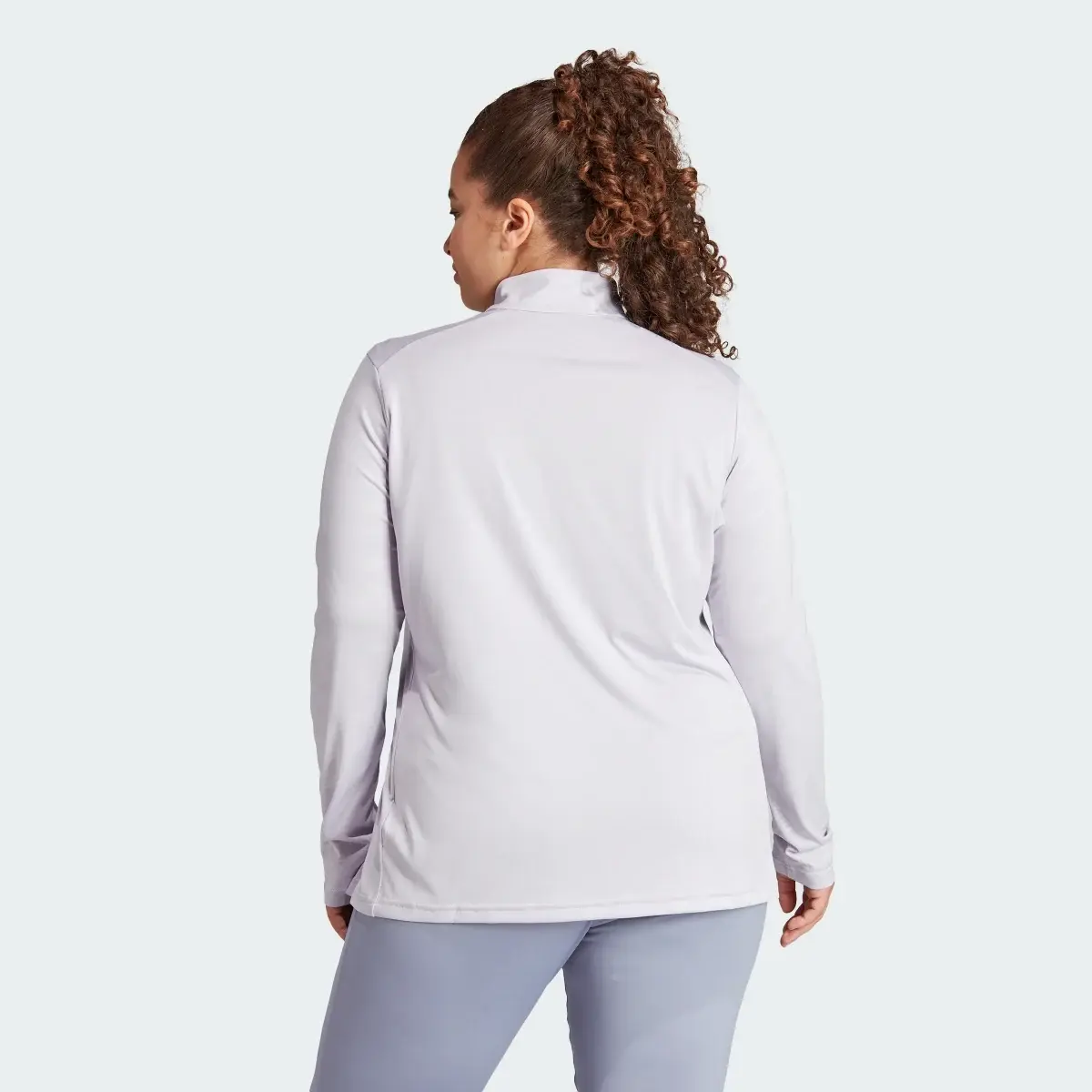 Adidas Terrex Multi Half-Zip Long-Sleeve Top (Plus Size). 3