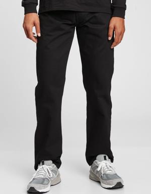 Standard Jeans with Washwell black