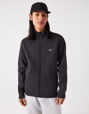 Lacoste Men's Regular Fit Brushed Fleece Zip-Up Sweatshirt
