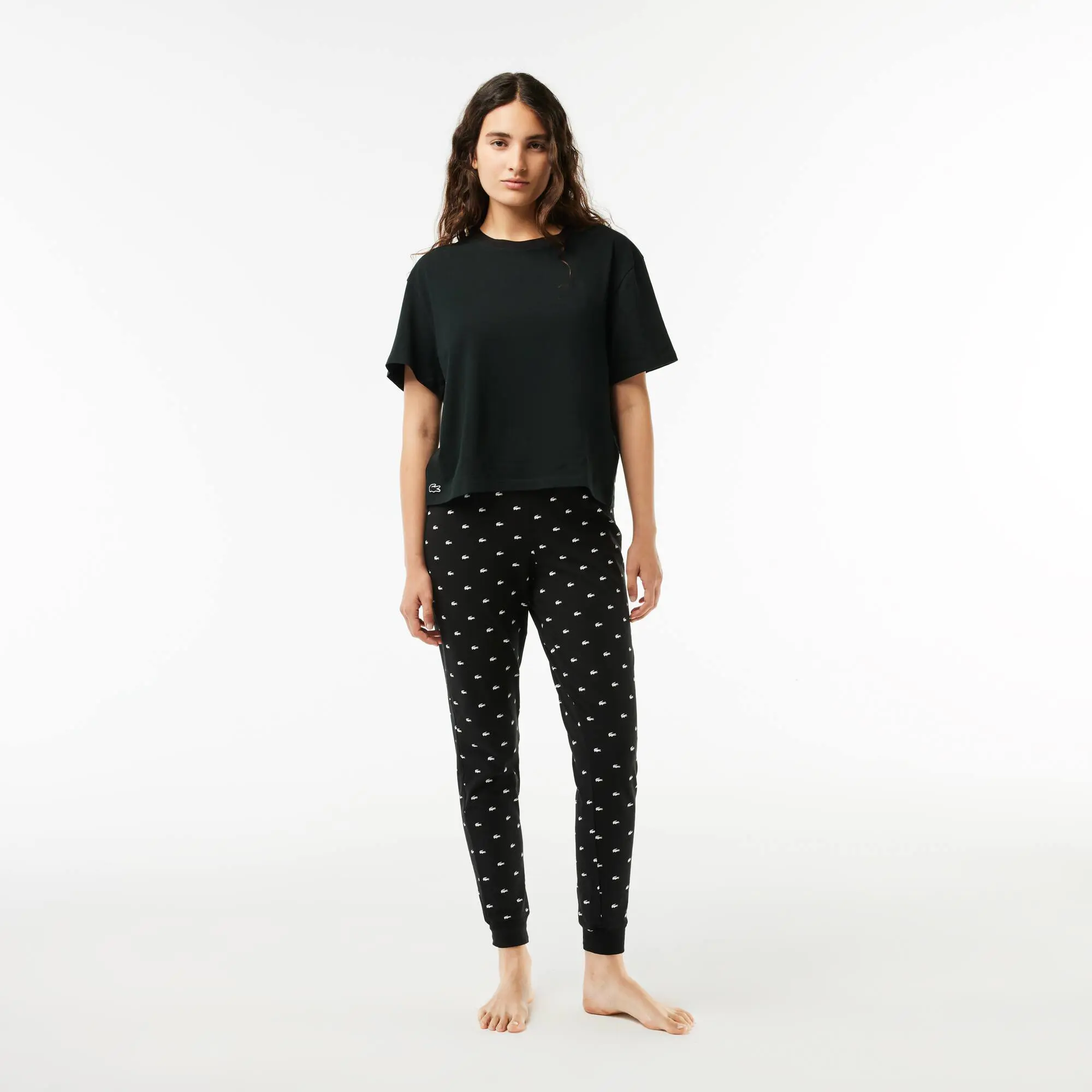 Lacoste Pyjamas Set with Croc Pants. 1