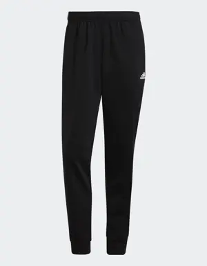 Essentials Warm-Up Tapered 3-Stripes Tracksuit Bottoms