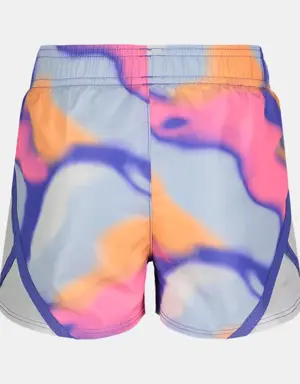 Toddler Girls' UA Fly-By Ombre Blobs Shorts