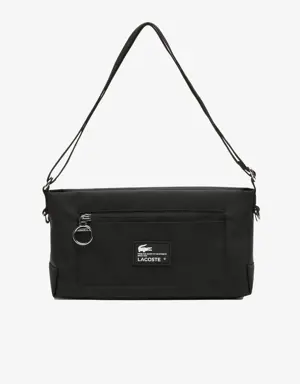 Unisex Lacoste Recycled Fiber Zipped Bag