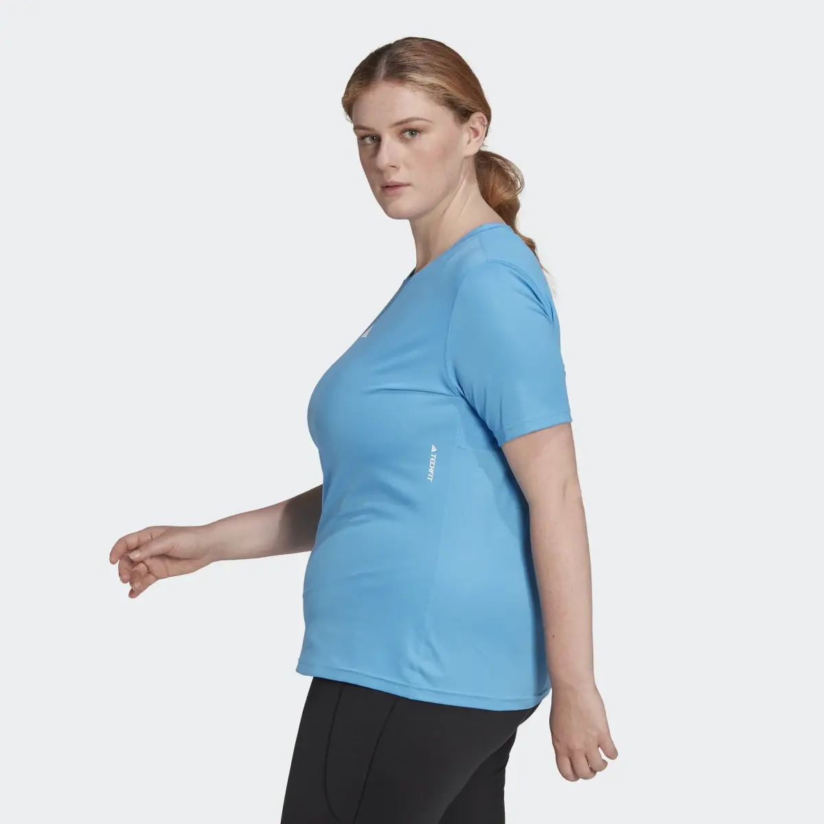 Adidas T-shirt da allenamento Techfit Short Sleeve (Curvy). 3