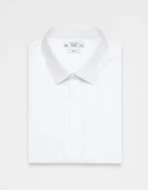 100% cotton slim-fit suit shirt