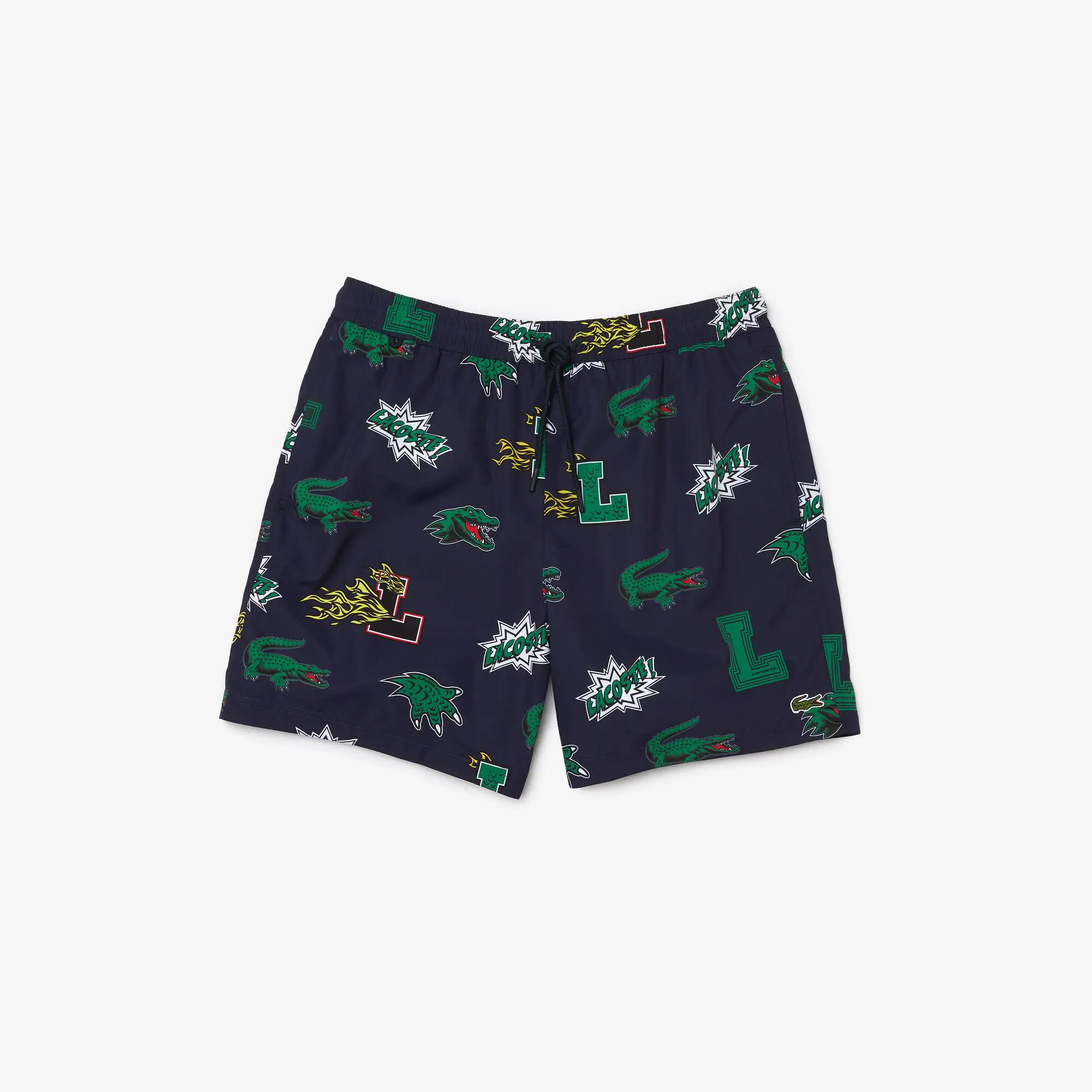 Lacoste Men's Lacoste Holiday Mesh Lined Swimming Trunks. 2