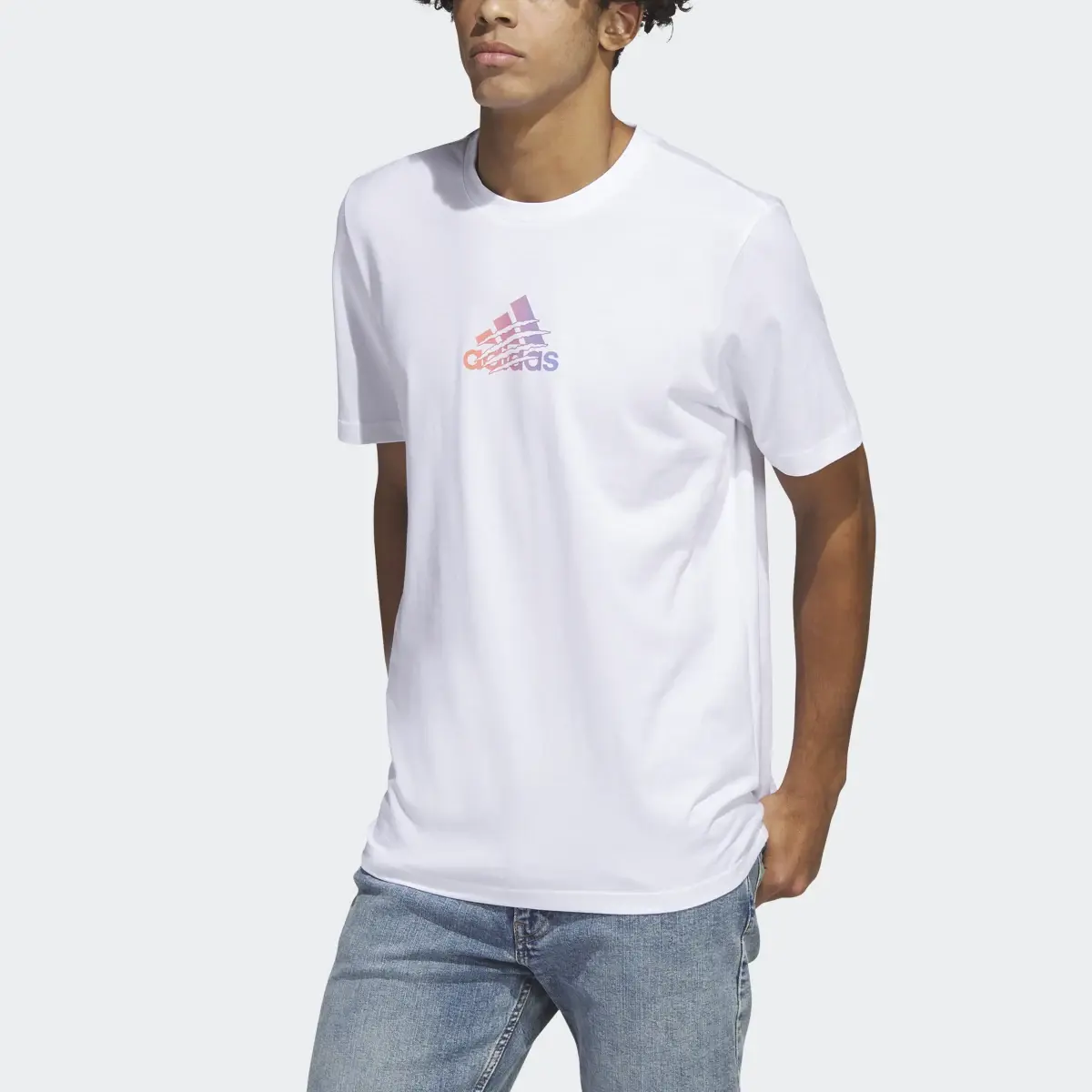 Adidas Power Logo Graphic Tee. 1