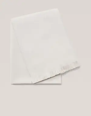 Fringe cotton beach towel 100x180cm