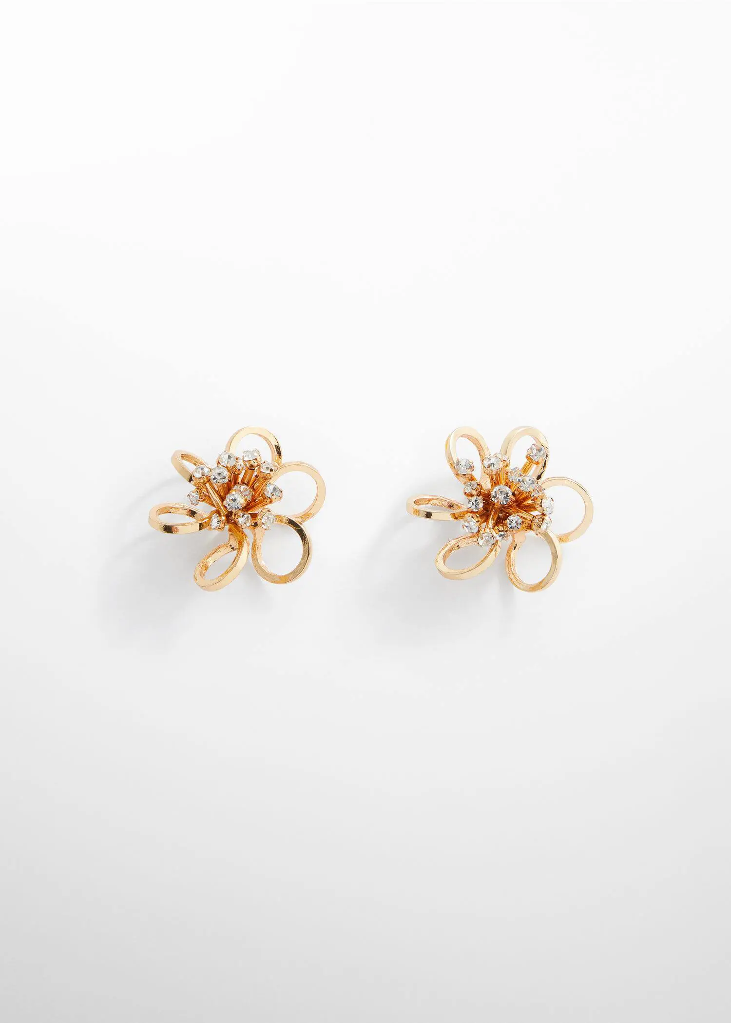 Mango Flower crystal earrings. 1