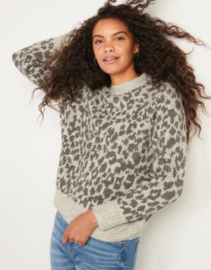 Cozy Crew-Neck Sweater multi