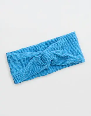 American Eagle Shine Crinkle Swim Headband. 1