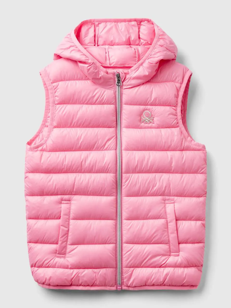 Benetton padded jacket with hood. 1