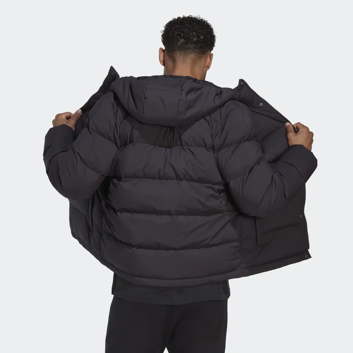 Adidas Helionic Hooded Down Jacket. 3