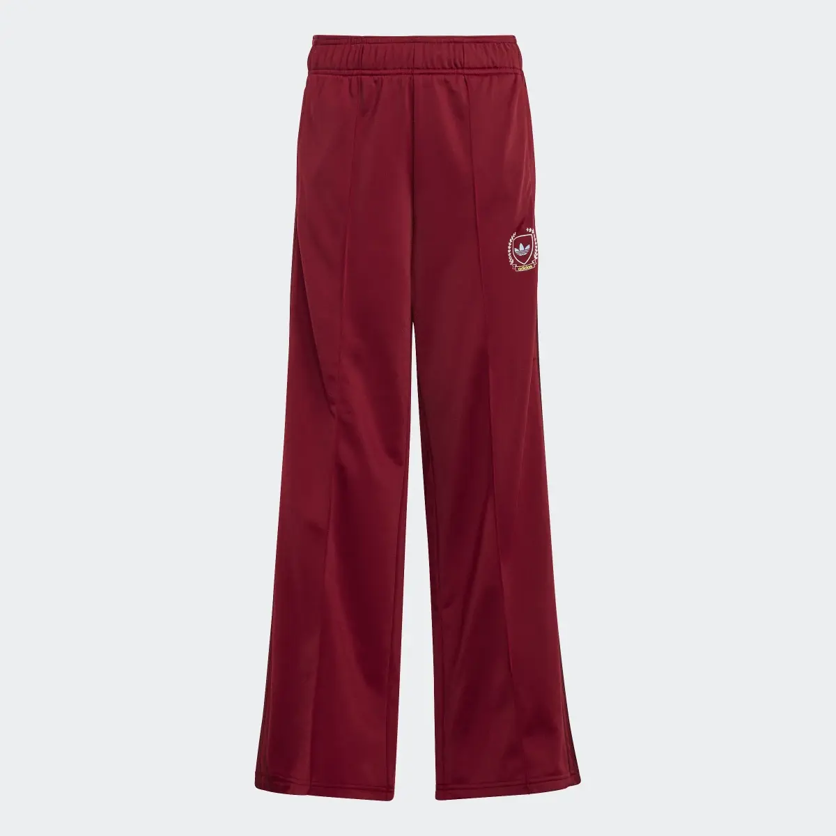 Adidas Collegiate Graphic Pack Wide Leg Track Tracksuit Bottoms. 1