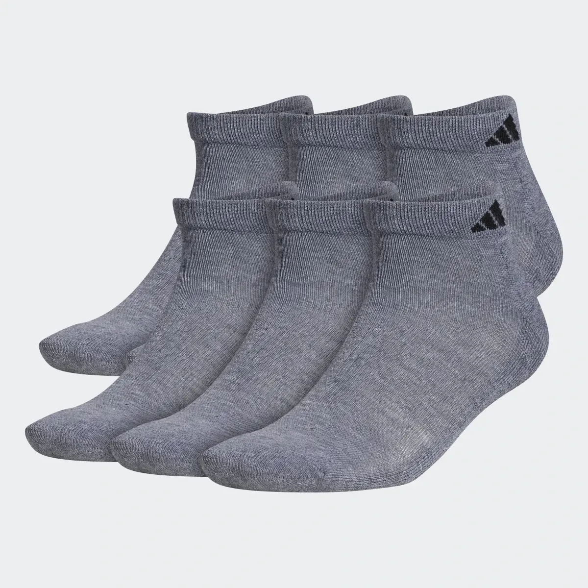 Adidas Athletic Cushioned Low Socks 6 Pairs. 2