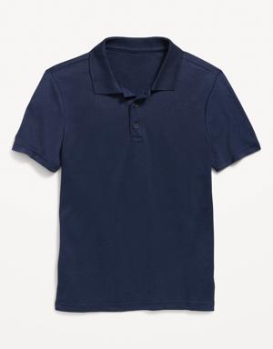 Go-Dry Cool Jersey Performance Polo Shirt for Boys blue