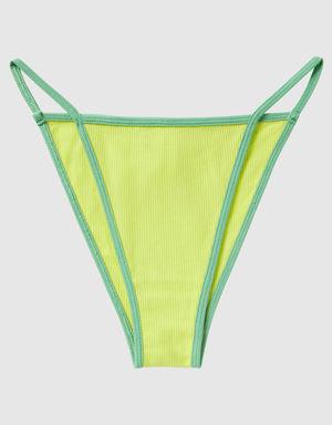 Remix Cotton Ribbed Mini Cheeky Panty