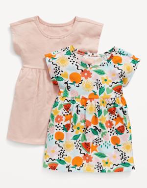 Fit & Flare Printed Jersey Dress 2-Pack for Baby multi